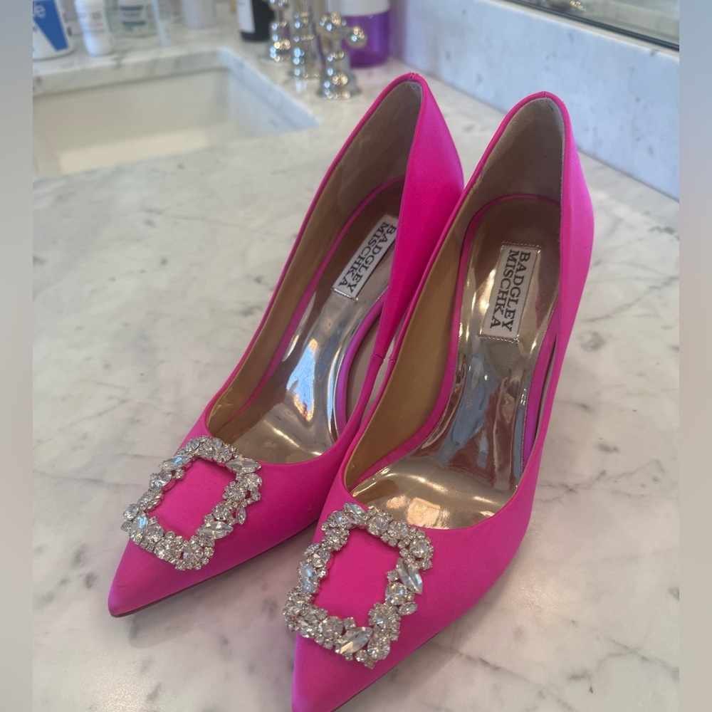 Badgley Mischka Cher Crystal Pumps